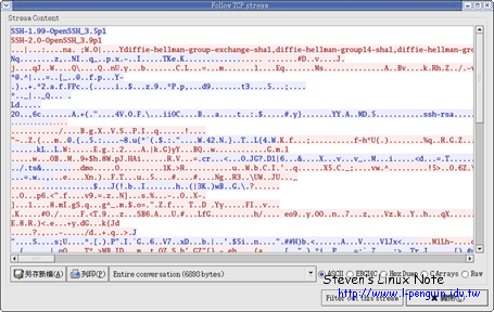 The SSH connect.